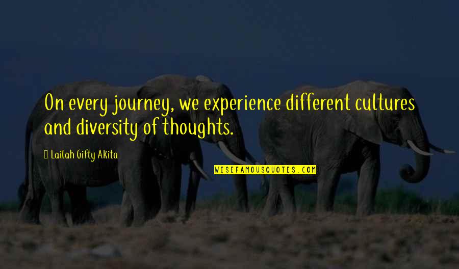 Disgusto Sinonimo Quotes By Lailah Gifty Akita: On every journey, we experience different cultures and Disgusto Sinonimo Quotes By Lailah Gifty Akita: On every journey, we experience different cultures and