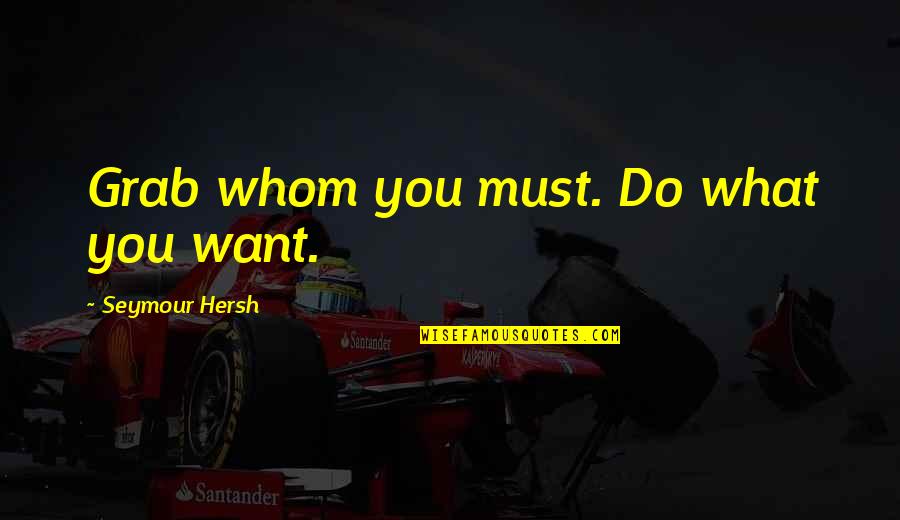 Disney Turbo Quotes By Seymour Hersh: Grab whom you must. Do what you want.