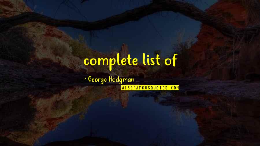 Disney World Love Quotes By George Hodgman: complete list of