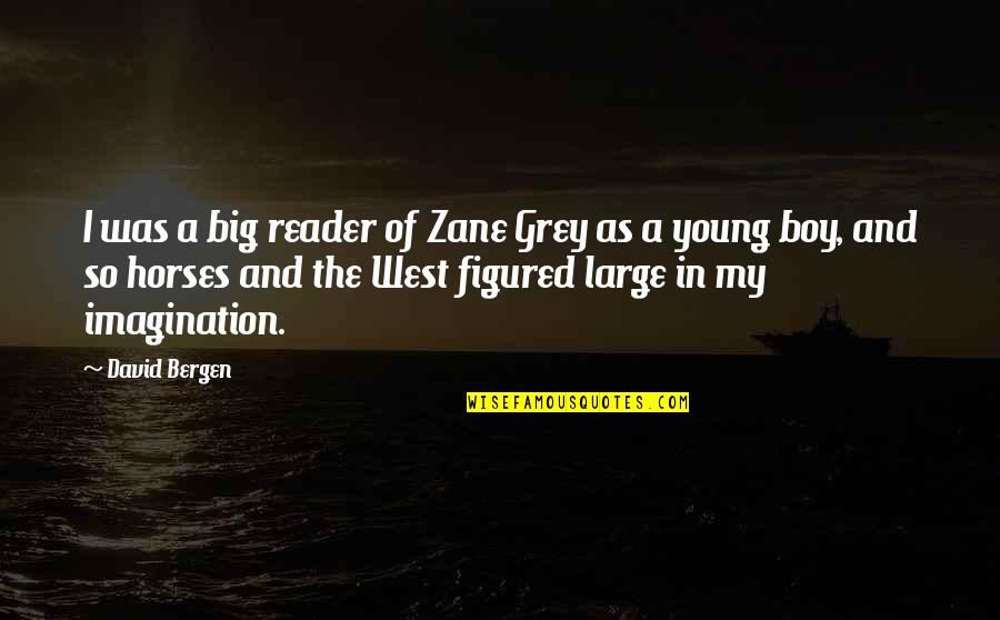 Disneyland Where Dreams Come True Quotes By David Bergen: I was a big reader of Zane Grey