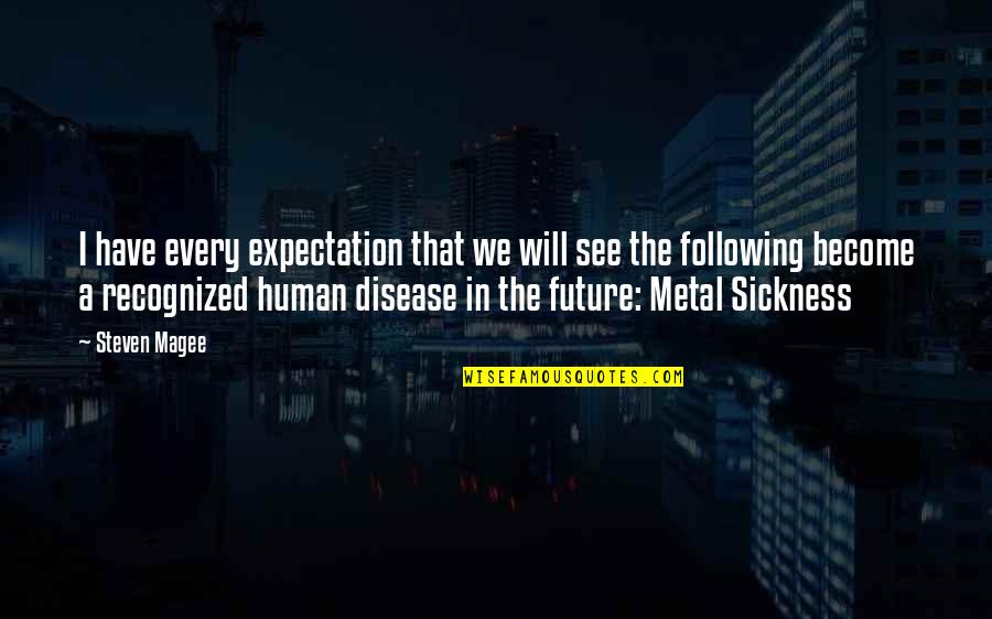 Dispels Def Quotes By Steven Magee: I have every expectation that we will see Dispels Def Quotes By Steven Magee: I have every expectation that we will see