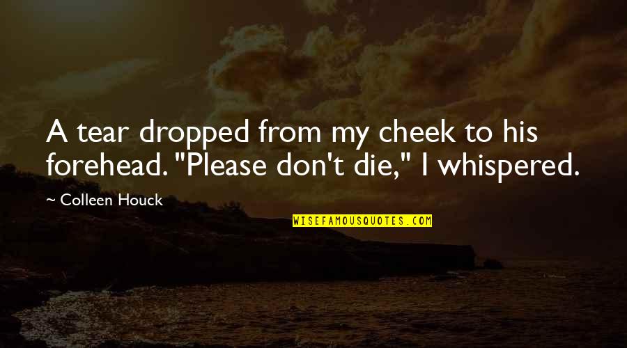 Dispositifs Institutionnels Quotes By Colleen Houck: A tear dropped from my cheek to his
