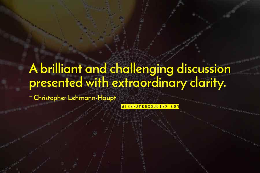 Disproportioned Shaped Quotes By Christopher Lehmann-Haupt: A brilliant and challenging discussion presented with extraordinary