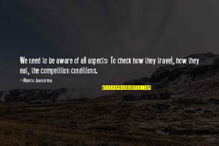 Disruptive Students Quotes By Alberto Juantorena: We need to be aware of all aspects: Disruptive Students Quotes By Alberto Juantorena: We need to be aware of all aspects:
