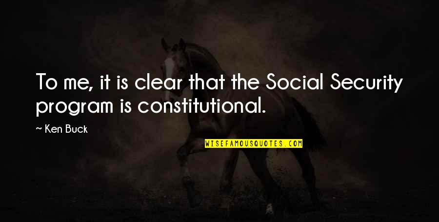 Dissidia 012 Cecil Quotes By Ken Buck: To me, it is clear that the Social