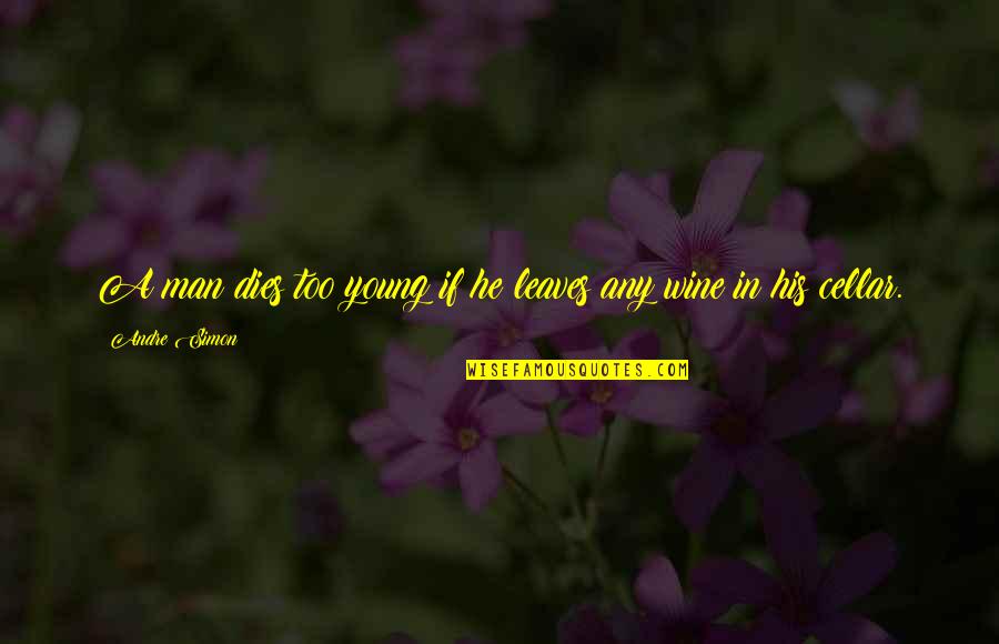 Distinguishing Fact Quotes By Andre Simon: A man dies too young if he leaves