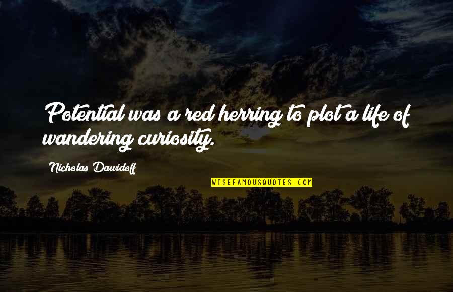 Distraction And Focus Quotes By Nicholas Dawidoff: Potential was a red herring to plot a