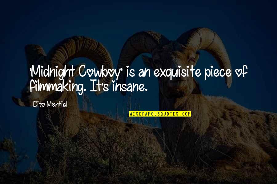 Dito Montiel Quotes By Dito Montiel: 'Midnight Cowboy' is an exquisite piece of filmmaking.
