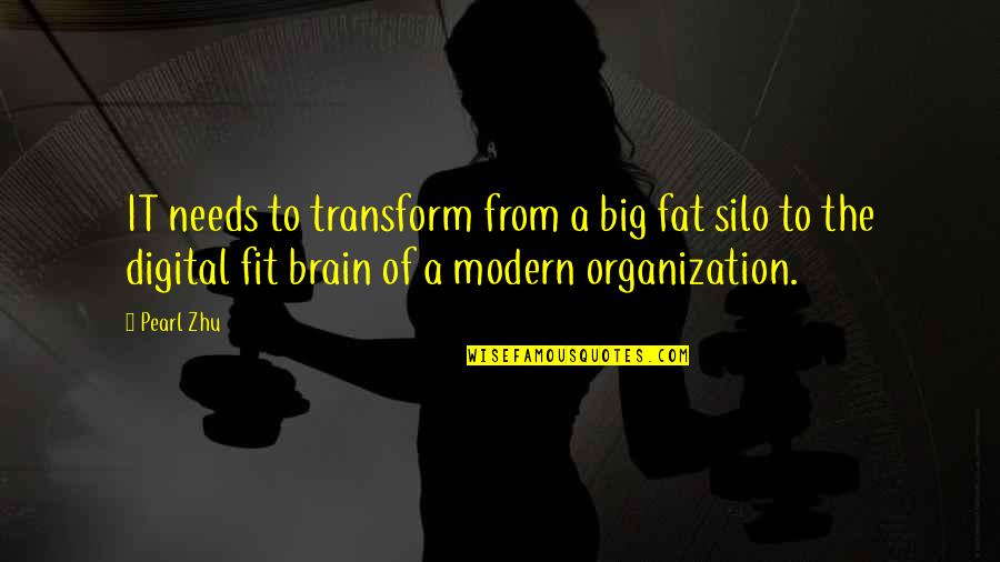 Ditta Quotes By Pearl Zhu: IT needs to transform from a big fat