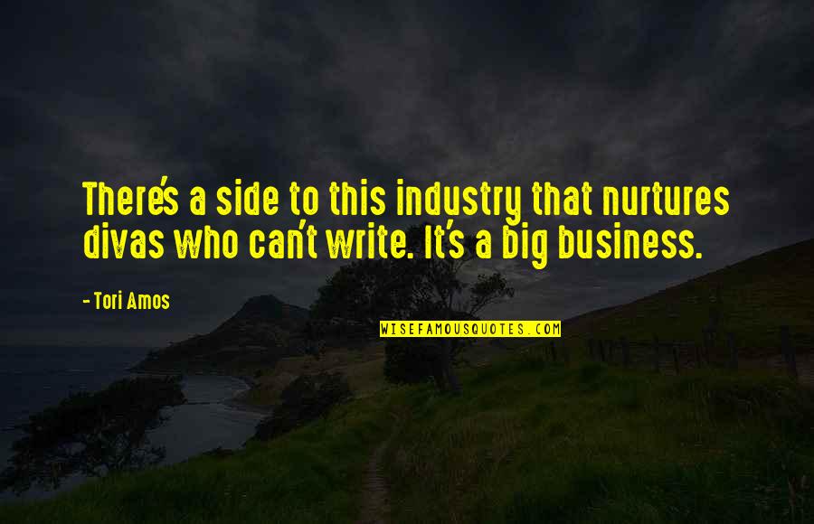 Divas Quotes By Tori Amos: There's a side to this industry that nurtures