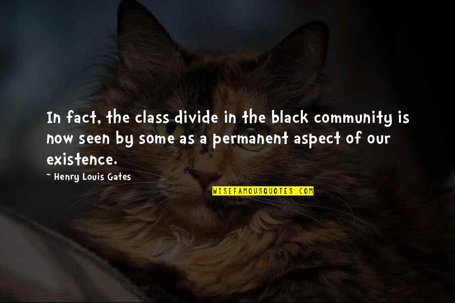 Divide Quotes By Henry Louis Gates: In fact, the class divide in the black