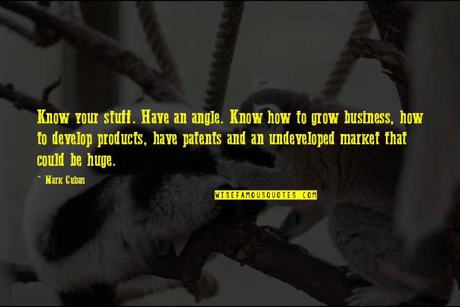 Divorciado A Los 40 Quotes By Mark Cuban: Know your stuff. Have an angle. Know how Divorciado A Los 40 Quotes By Mark Cuban: Know your stuff. Have an angle. Know how