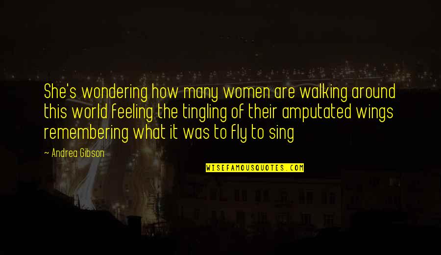 Divya Bhaskar Gujarati Quotes By Andrea Gibson: She's wondering how many women are walking around