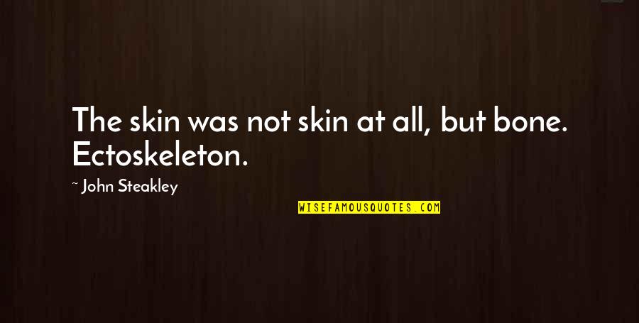Dj Westwood Quotes By John Steakley: The skin was not skin at all, but