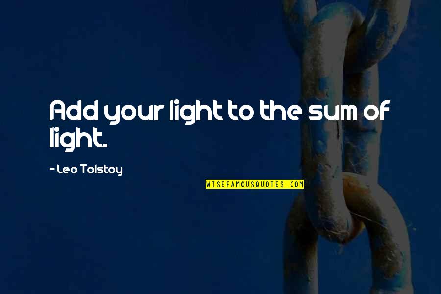 Django Template Remove Quotes By Leo Tolstoy: Add your light to the sum of light.