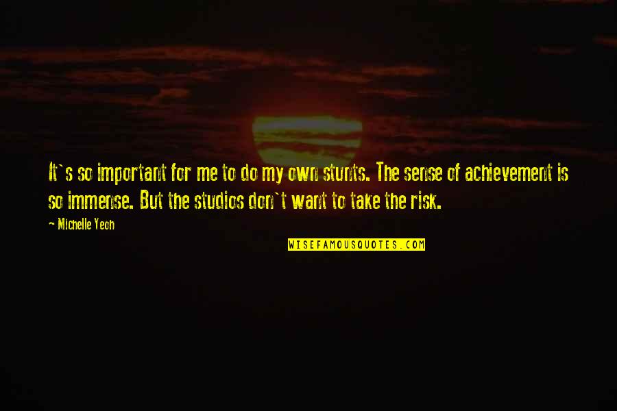 Dlhodob Quotes By Michelle Yeoh: It's so important for me to do my