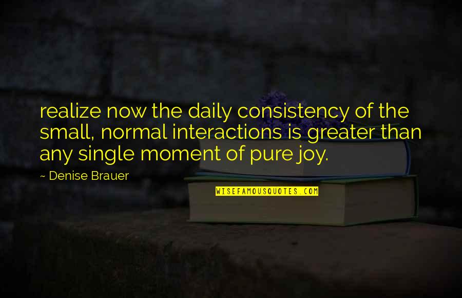 Dmod Pc Quotes By Denise Brauer: realize now the daily consistency of the small,