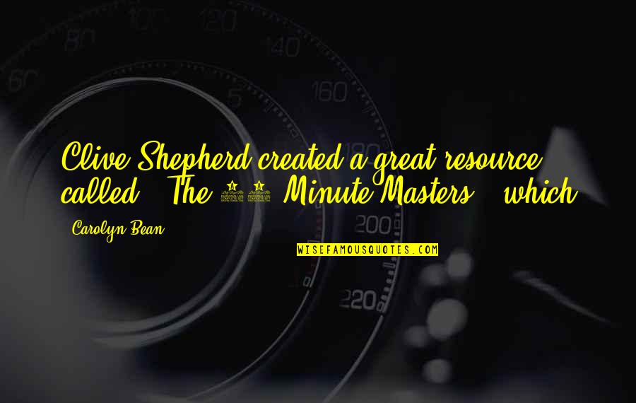 Dnonce Stock Quotes By Carolyn Bean: Clive Shepherd created a great resource called, "The