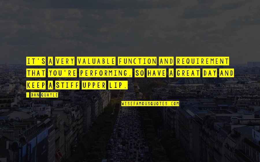 Do Ellipses Go Inside Quotes By Dan Quayle: It's a very valuable function and requirement that