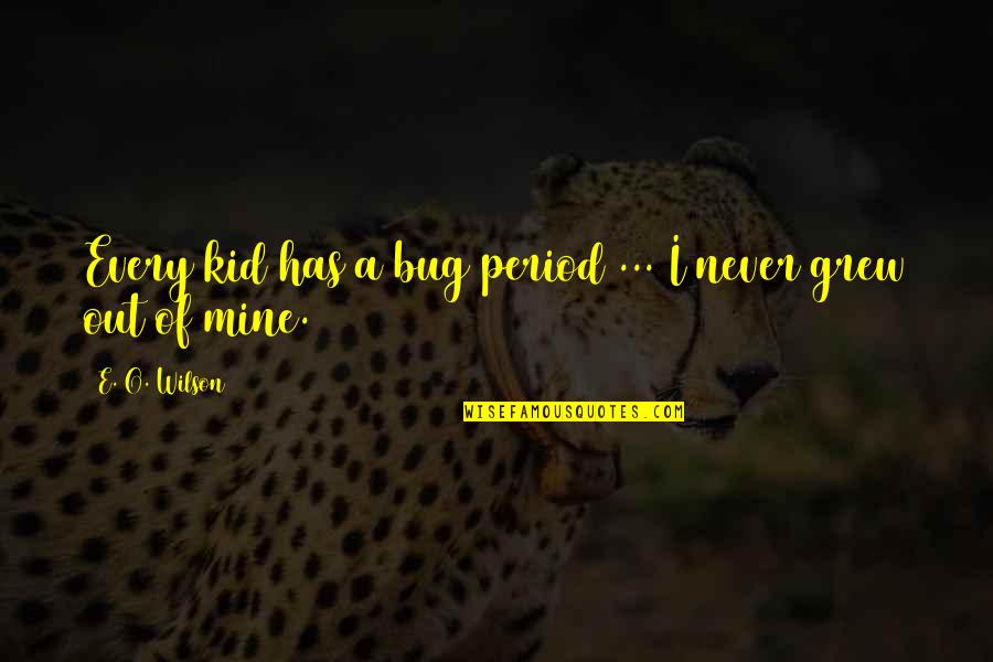 Do Names Of Articles Go In Quotes By E. O. Wilson: Every kid has a bug period ... I Do Names Of Articles Go In Quotes By E. O. Wilson: Every kid has a bug period ... I