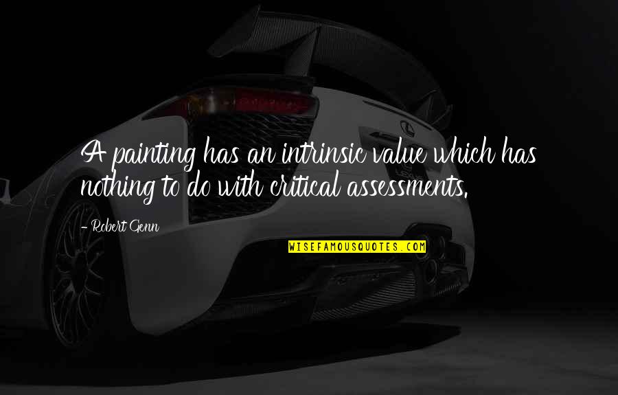 Do Value Quotes By Robert Genn: A painting has an intrinsic value which has