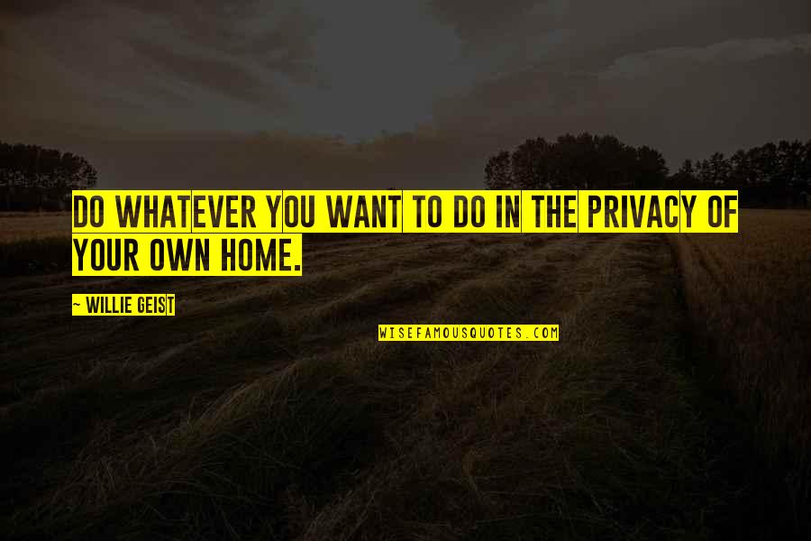 Do Whatever You Want Quotes By Willie Geist: Do whatever you want to do in the