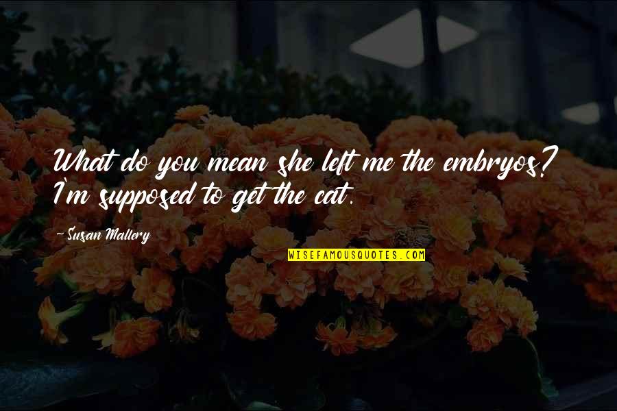 Do You Get Quotes By Susan Mallery: What do you mean she left me the
