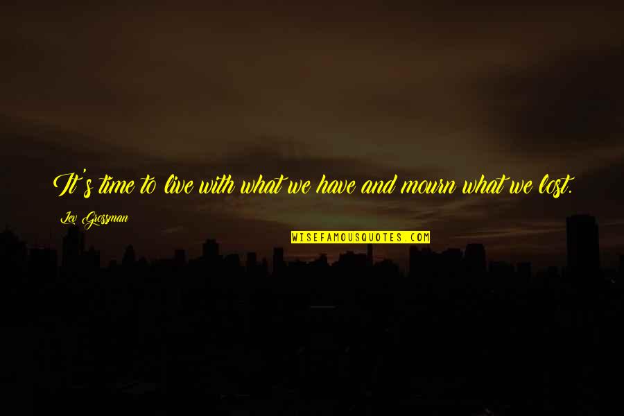 Do You Put The Name Of A Paper In Quotes By Lev Grossman: It's time to live with what we have
