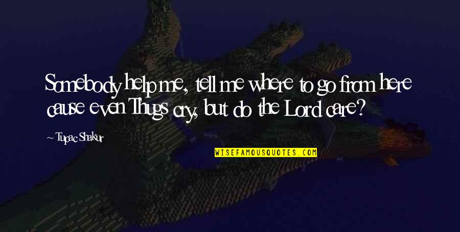 Do You Really Care Quotes By Tupac Shakur: Somebody help me, tell me where to go