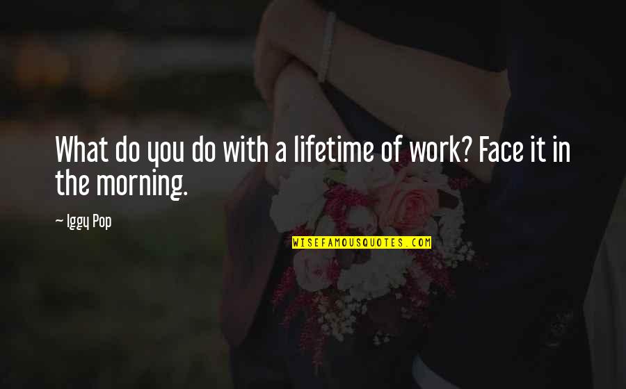 Do Your Best Morning Quotes By Iggy Pop: What do you do with a lifetime of