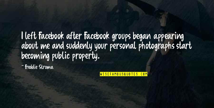 Dobbers Canandaigua Quotes By Freddie Stroma: I left Facebook after Facebook groups began appearing Dobbers Canandaigua Quotes By Freddie Stroma: I left Facebook after Facebook groups began appearing