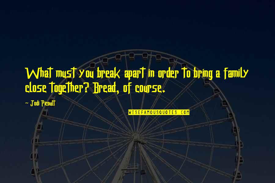 Dobrinin Quotes By Jodi Picoult: What must you break apart in order to Dobrinin Quotes By Jodi Picoult: What must you break apart in order to