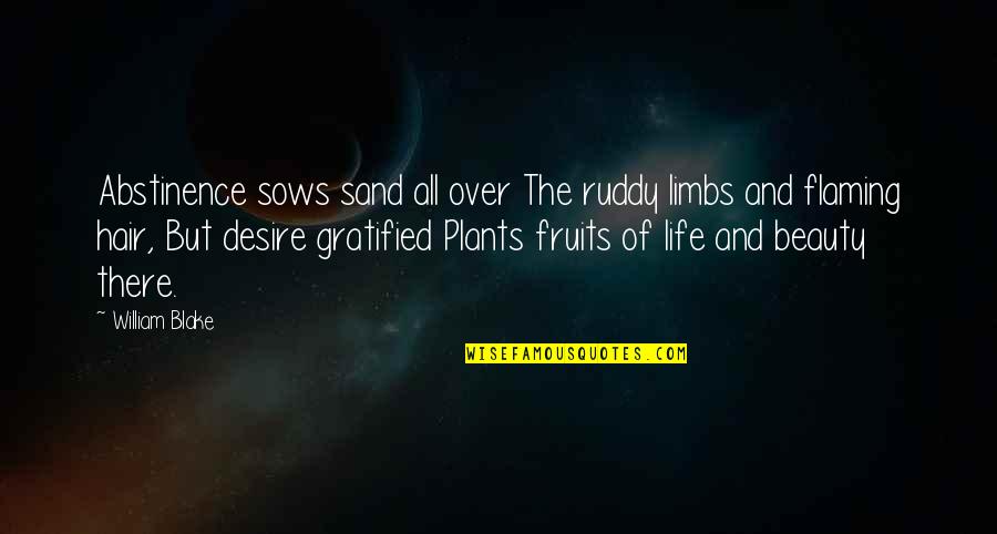 Doctor Who Series 8 Episode 4 Quotes By William Blake: Abstinence sows sand all over The ruddy limbs