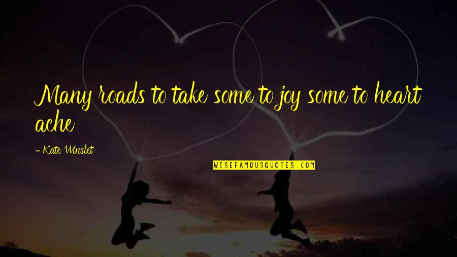 Doctorates In Social Work Quotes By Kate Winslet: Many roads to take some to joy some Doctorates In Social Work Quotes By Kate Winslet: Many roads to take some to joy some