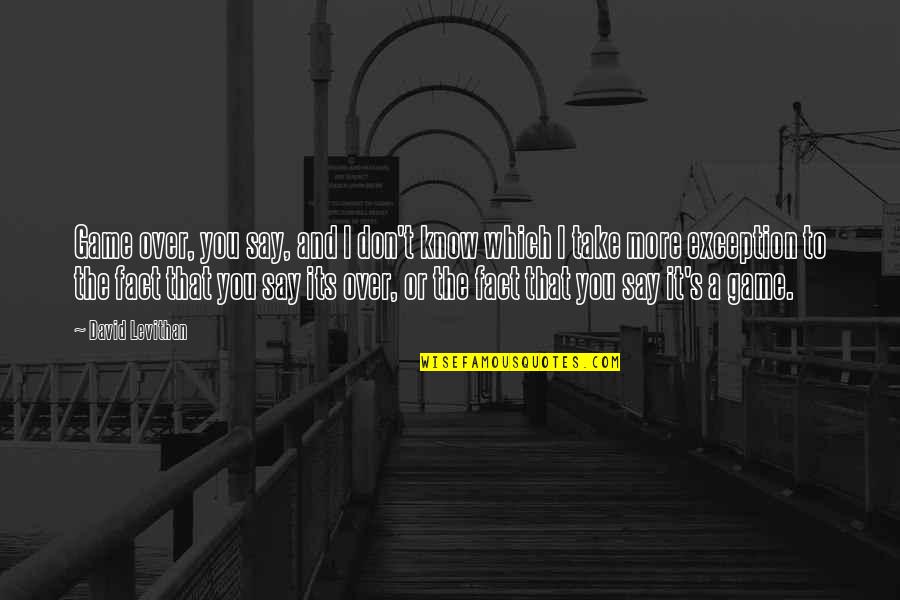 Document.getelementbyid Single Or Double Quotes By David Levithan: Game over, you say, and I don't know Document.getelementbyid Single Or Double Quotes By David Levithan: Game over, you say, and I don't know
