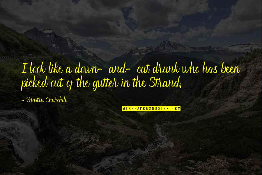 Doe Maar Quotes By Winston Churchill: I look like a down-and-out drunk who has Doe Maar Quotes By Winston Churchill: I look like a down-and-out drunk who has
