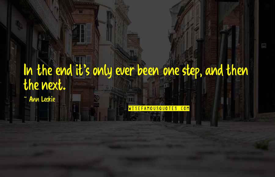 Dog Symbolic Quotes By Ann Leckie: In the end it's only ever been one