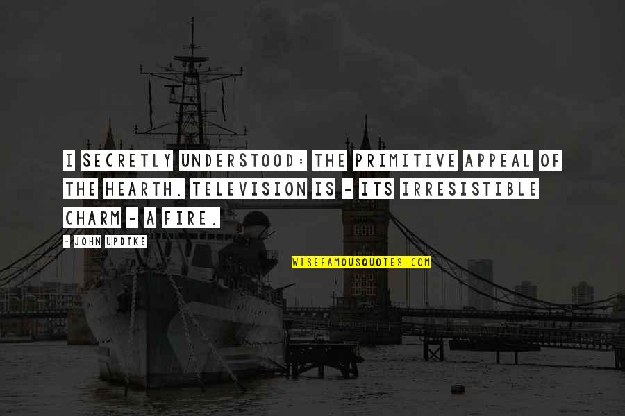 Doggen Erembodegem Quotes By John Updike: I secretly understood: the primitive appeal of the Doggen Erembodegem Quotes By John Updike: I secretly understood: the primitive appeal of the