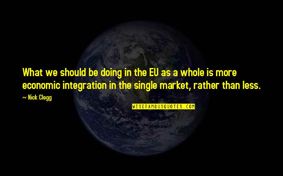 Doing More Quotes By Nick Clegg: What we should be doing in the EU