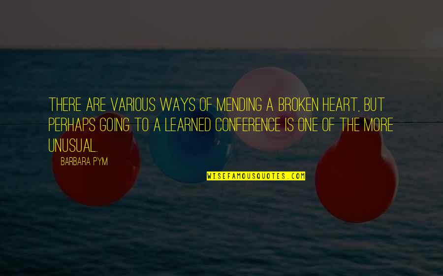Dojazd Od Quotes By Barbara Pym: There are various ways of mending a broken