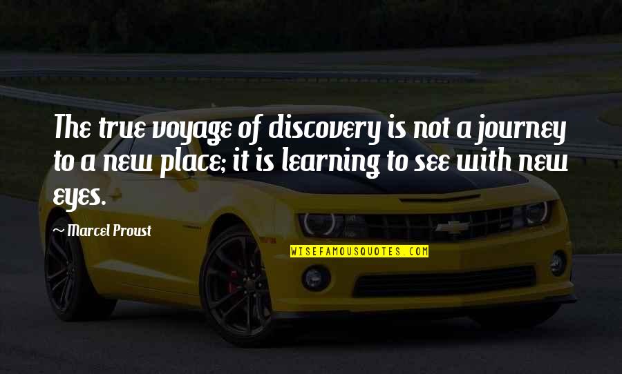 Doliolum Quotes By Marcel Proust: The true voyage of discovery is not a