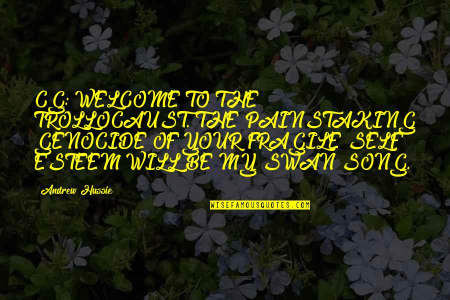 Dollmaker Of Krakow Quotes By Andrew Hussie: CG: WELCOME TO THE TROLLOCAUST. THE PAINSTAKING GENOCIDE Dollmaker Of Krakow Quotes By Andrew Hussie: CG: WELCOME TO THE TROLLOCAUST. THE PAINSTAKING GENOCIDE