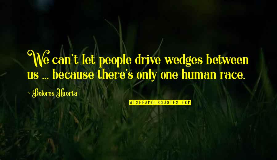 Dolores O'riordan Quotes By Dolores Huerta: We can't let people drive wedges between us