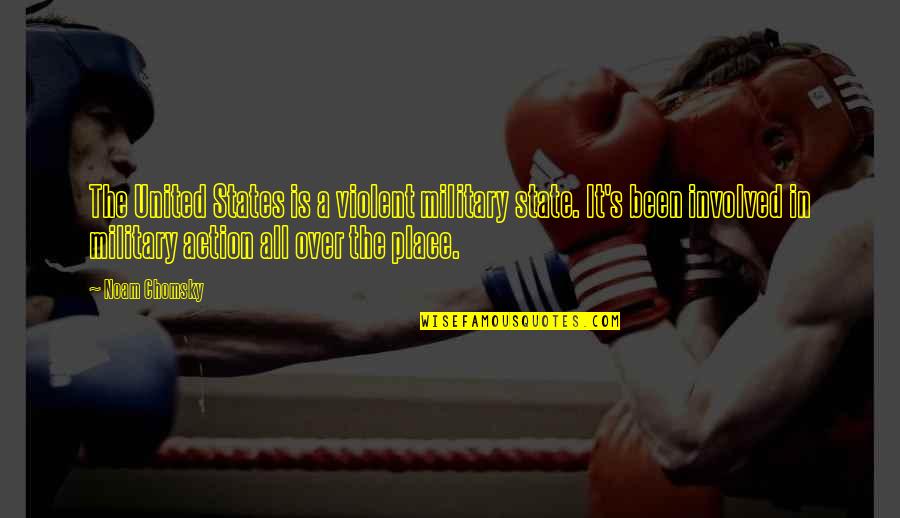 Dolph Lundgren Rocky 4 Quotes By Noam Chomsky: The United States is a violent military state. Dolph Lundgren Rocky 4 Quotes By Noam Chomsky: The United States is a violent military state.