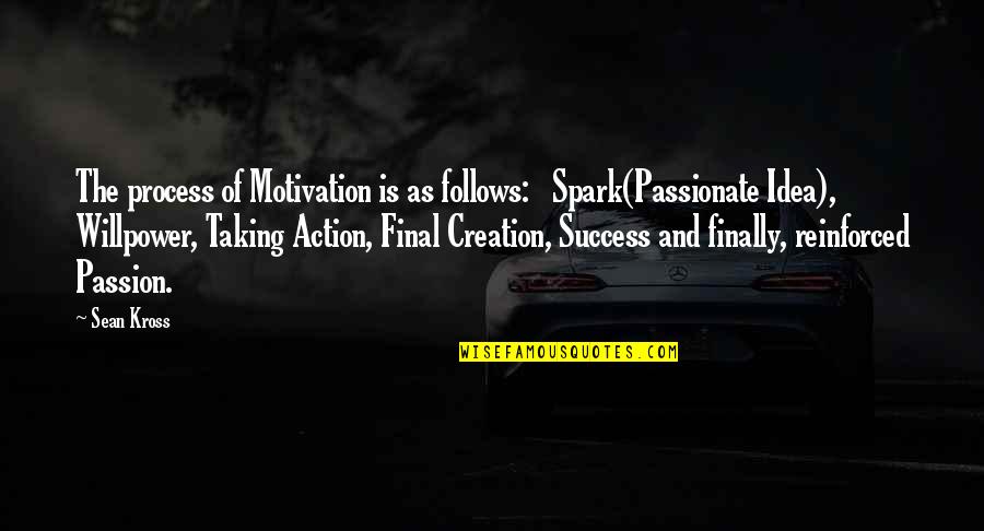 Domain Knowledge Quotes By Sean Kross: The process of Motivation is as follows: Spark(Passionate