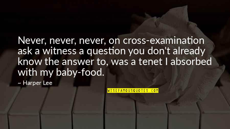 Domenico Ghirlandaio Quotes By Harper Lee: Never, never, never, on cross-examination ask a witness Domenico Ghirlandaio Quotes By Harper Lee: Never, never, never, on cross-examination ask a witness