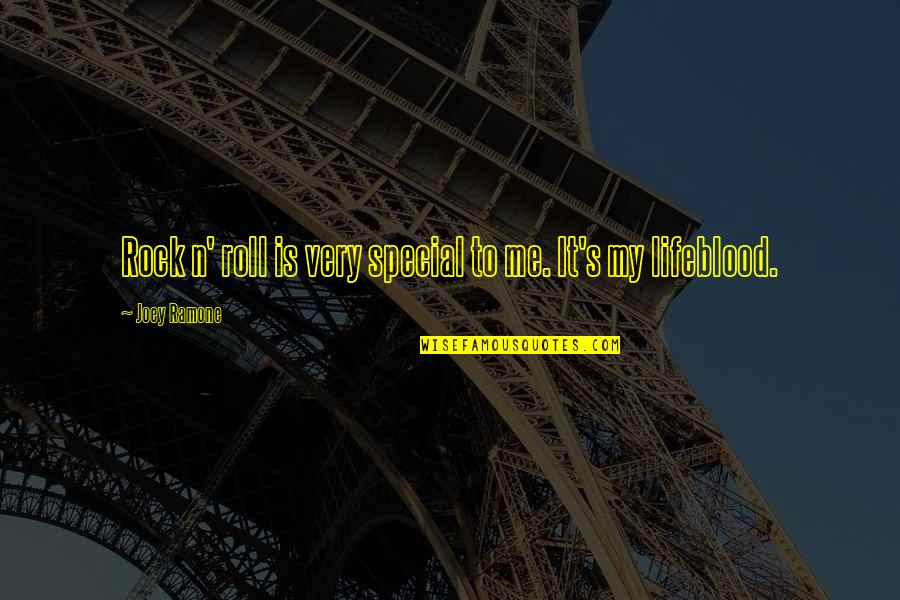 Domuztepe Quotes By Joey Ramone: Rock n' roll is very special to me. Domuztepe Quotes By Joey Ramone: Rock n' roll is very special to me.