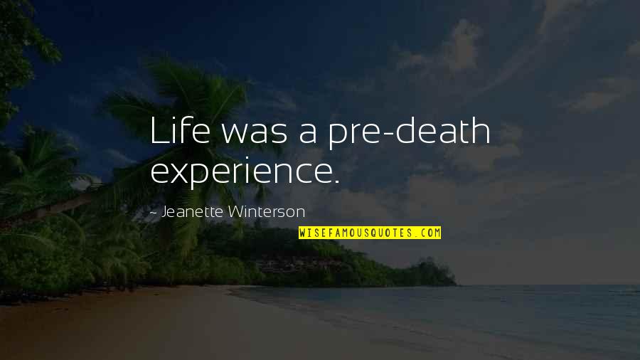 Don Norman Emotional Design Quotes By Jeanette Winterson: Life was a pre-death experience. Don Norman Emotional Design Quotes By Jeanette Winterson: Life was a pre-death experience.