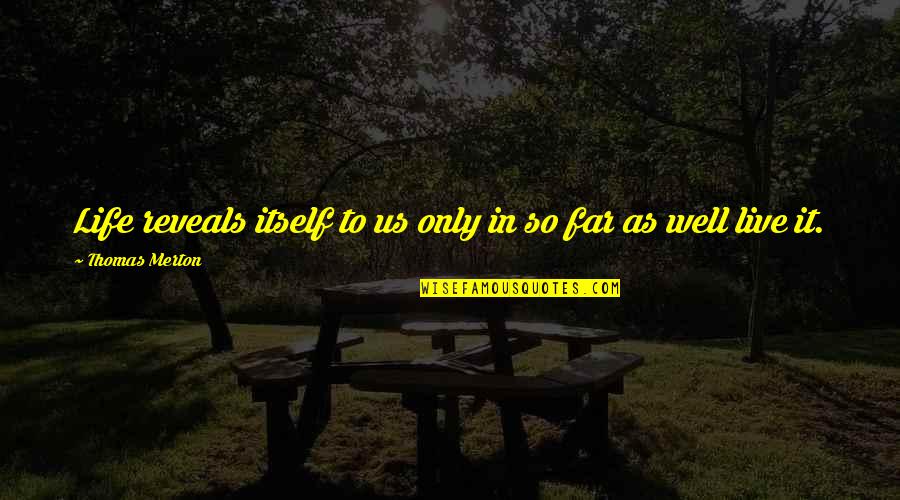 Don Quixote Death Quotes By Thomas Merton: Life reveals itself to us only in so Don Quixote Death Quotes By Thomas Merton: Life reveals itself to us only in so