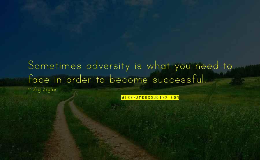 Don Quixote Death Quotes By Zig Ziglar: Sometimes adversity is what you need to face